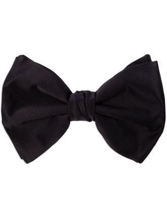 Giorgio Armani adjustable-fit silk bow tie - Black