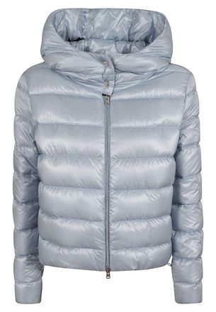 Herno Short Down Jacket In Ultralight Nylon With Glossy Finish