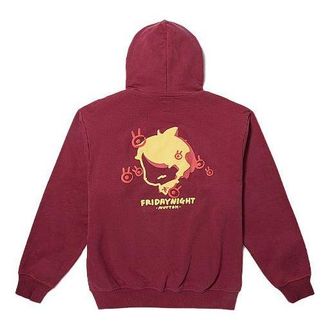 Vans (WMNS) Vans x NUTTSH Friday Night Hoodie Red VN000H0E1N0