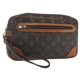Louis Vuitton Pre-owned Clutches, female, Brown, Size: ONE SIZE Pre-owned Clutch
