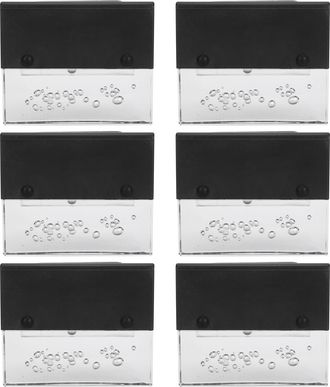 OEM Juego De 6 Luces Led Solares Para Exteriores Que Cambian De Color, Ideales Para Escaleras, Balcones, Vallas, Terrazas O Jardines