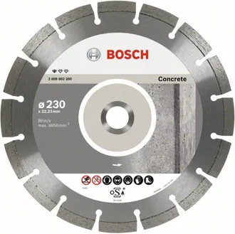 Bosch 10x Disco De Diamante Standard For Concrete, 230 X 22,23 X 2,3 X 10 Mm -2608603243