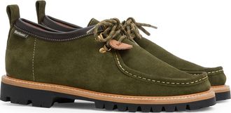 Barbour x Wildbunch Coatham Boat Shoe in Green at Nordstrom, Size 8