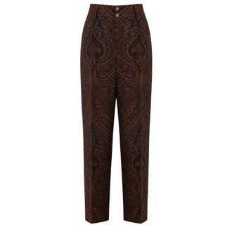 Etro Rechte broek - Dames - Straight fit broeken - Veelkleurig - XS - Broeken