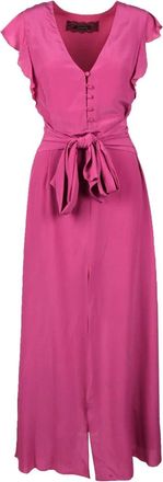 Patrizia Pepe Silk Dress - Fuchsia