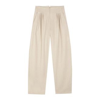 Cortana Tapered Trousers, female, Beige, XS, Tapered Trousers