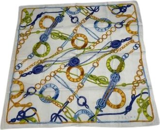 Celine Pre-owned Scarves, female, Multicolor, Size: ONE SIZE Pre-owned Silk Scarf