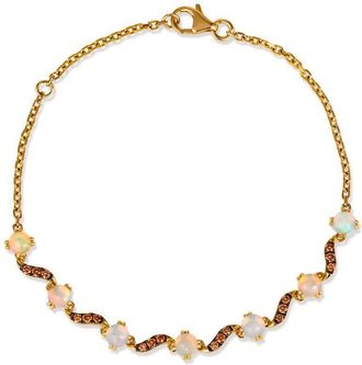Le Vian Ladies Neopolitan Opal Bracelets set in 14K Honey Gold