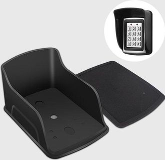 No Brand Funda Impermeable Para Timbre Inal&aacute;mbrico Y Teclado De Acceso: Protecci&oacute;n Contra La Lluvia En Exteriores