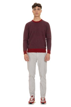 Drumohr Moulin&egrave; Brushed Wool Crewneck Sweater