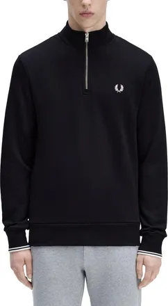 Fred Perry Half Zipper Sweatshirt-Uomo