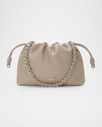 Loewe Flamenco Medium Shoulder Bag in Leather