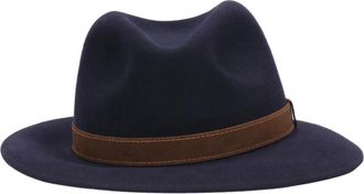 Borsalino Heren, Accessoires, Blauw, Maat: 59 CM