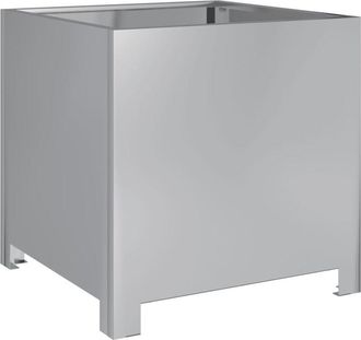 vidaXL Jardinera De Acero Galvanizado 40x40x40 Cm Vidaxl