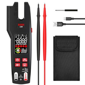 OEM Mult&iacute;metro Digital De Pinza Bside U6, 9999 Cuentas, Volt&iacute;metro, Amper&iacute;metro, Medidor Ca/cc, Comprobador Ncv, Resistencia T&eacute;rmica