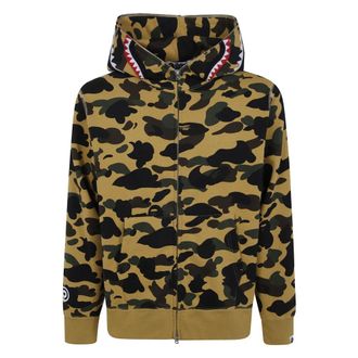 A Bathing Ape A Bathing APE - 1st Camo Shark Full Zip Hoodie - Heren - Sweatshirts & Hoodies - Veelkleurig - Maat: XL Katoen