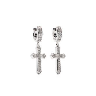 Darkai Cross-pendant Earrings
