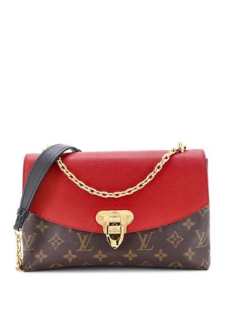 Louis Vuitton Saint Placide Handbag Monogram Canvas and Leather shoulder bag - Rood