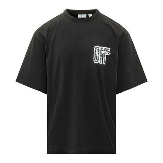 Off-white Heren, Tops, Zwart, Maat: XL Katoen
