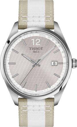 Tissot PR 100 Cycling Webbing Strap Watch, 40mm in Grey at Nordstrom