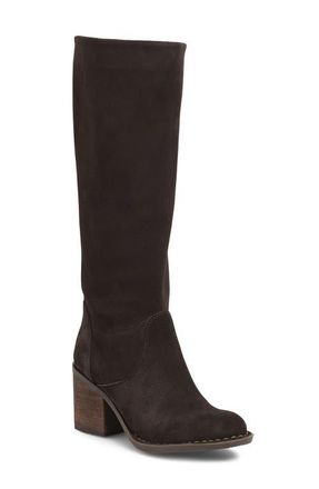 Børn Thea Knee High Boot in Chocolate Suede at Nordstrom, Size 8.5