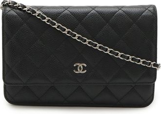 Chanel Grained Calfskin Pochette Shoulder Bag (Pre-Owned)