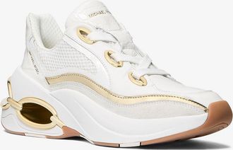 Michael Kors Toni Mixed-Media Trainer