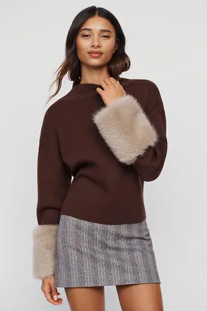 Maeve Carys Mock Neck Sweater