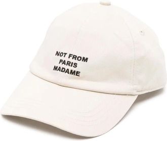Dr&ocirc;le de Monsieur La Casquette Slogan - Heren - Petten - Beige - ONE Size - Accessoires