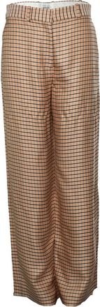 Lanvin checkered pantalon
