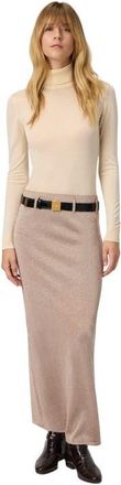 Missoni Long Skirt With Slit in Pink Lam&eacute; at Nordstrom, Size 42 It