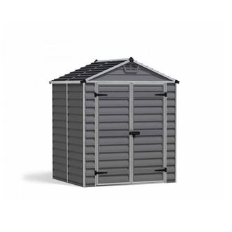 Palram Skylight Shed 6 x 5 Dark - L154 x W185 x H217 cm - Dark Grey
