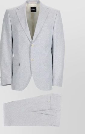 HUGO BOSS tailored suit notch lapel welt pocket