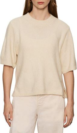 Sanctuary Short Sleeve Sweater in Vanilla White at Nordstrom, Size X-Small