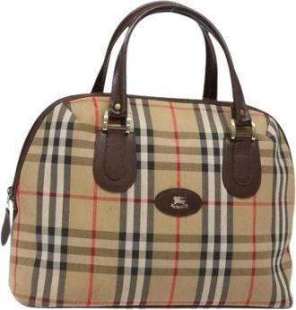 Burberry Pre-owned Handbags, female, Beige, Size: ONE SIZE Pre-owned Hand Bag