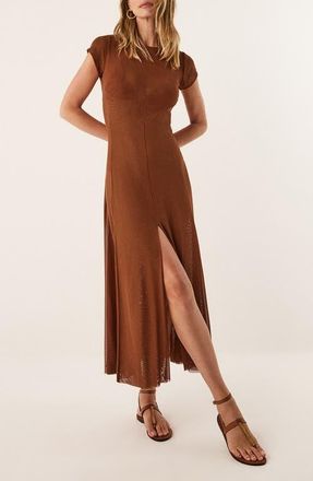Vix Lais Cover-Up Dress in Medium Beige at Nordstrom, Size X-Large
