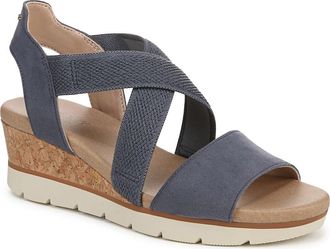 Dr. Scholls Just Cute Platform Wedge Sandal in Navy at Nordstrom Rack, Size 6.5
