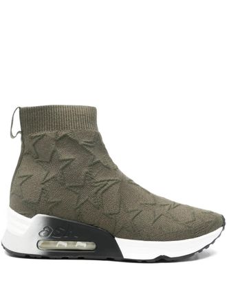Ash 30mm Lab Star star-pattern boots - women - Fabric/Fabric/Rubber - 37 - Green