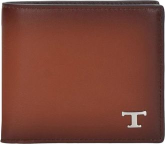 Tod's Wallet Cigar - Heren - Portefeuilles - Bruin - ONE Size - Leer - Accessoires