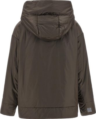 Max Mara Womens Brown Polyester Shell Jacket Clothing