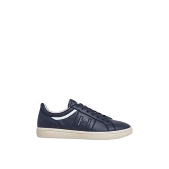 Hackett Bond Active Leren Sneakers - Heren - Schoenen - Blauw - Maat: 42 EU Leer