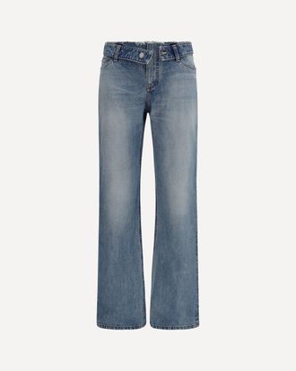Alexander McQueen Faded pure cotton Jeans Female 26