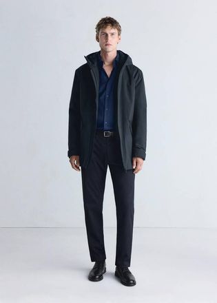 Mango Parka packable imbottita, idrorepellente Thermore blu notte - Uomo - XXL - MANGO MAN