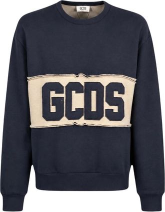 GCDS Sweatshirts - Heren - Sweatshirts - Blauw - XL - Hoodies & sweatvesten