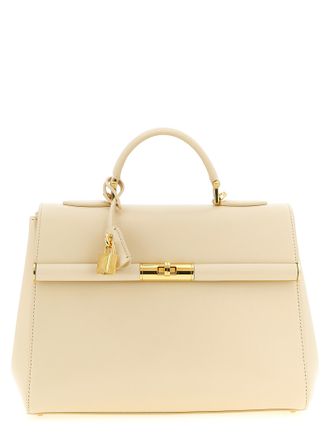 Dolce & Gabbana White Lamb Leather Womens Handbag