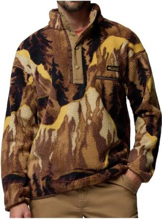 Columbia Helvetia II Printed Half Snap Fleece Fleecepullover f&uuml;r Herren | braun