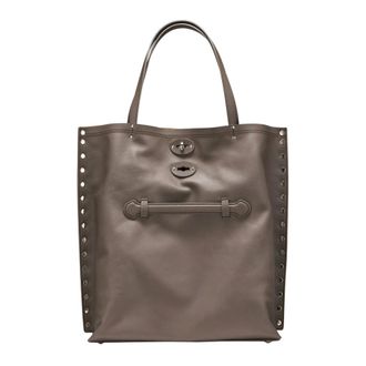 Zanellato A Spasso Saeta Tote Bag - female - Zanellato - Shopping Bags - Brown - ONE SIZE - Bags