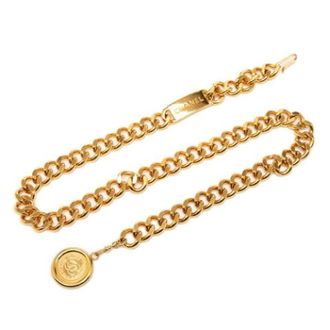 Chanel Pre-owned Chain Belt - female - Chanel Vintage - Vintage Belts - Yellow - ONE SIZE - Pre-owned