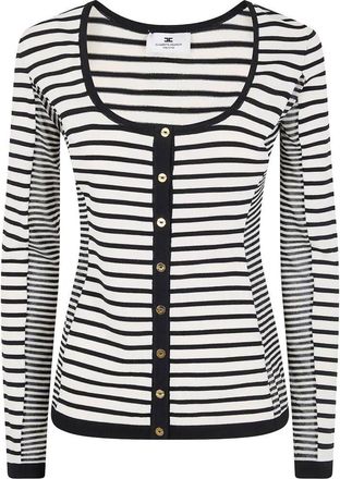 Elisabetta Franchi Tricot Squared Neck Sweater