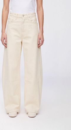 Mother The Half Pipe High-Waisted Baggy Jeans in Cotton Denim
